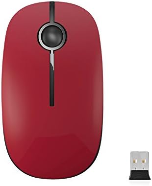 Sleek Vssoplor Wireless Mouse – Ultra-Slim Silent Optical Companion for Laptops & PCs | 2.4 GHz Nano Receiver, Perfect for Quiet Workspaces & Travel | Enhanced Compatibility for Windows, Mac & Linux