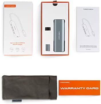 Unlock Ultimate Connectivity with the 7-in-1 USB C Hub 4 K 60 Hz | Cable Creation Multiport Adapter for Seamless 1 Gbps Ethernet, Stunning HDMI Display, Dual USB 3.0 Ports, 100 W PD Charging & SD/TF Card Support – Perfect for Mac Book Pro, i Pad Pro & Steam Deck Users!