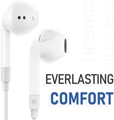 LUDOS FEROX USB-C Earbuds: Premium High-Fidelity Sound for i Phone 15 Pro Max & Samsung Galaxy S23 Ultra | 5-Year Warranty | Ergonomic Design & Tangle-Free Cable for Ultimate Comfort & Convenience | Enhanced Compatibility with i Pad Pro & Pixel 6 | Ideal for Music Lovers & Professionals