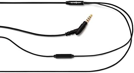 Experience Premium Sound with Symphonized Bling Genuine Wood In-Ear Noise-Isolating Headphones – Eco-Friendly Design, Built-In Mic, and Tangle-Free Nylon Cable for Enhanced Audio Compatibility in Gray