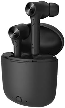 Bluedio Hurricane-HI Black True Wireless Earbuds with Advanced Face Recognition Technology – Bluetooth V5.0 Sports Headphones for Active Lifestyles with Built-in Mic and Charging Case – Superior Sound Quality and Ergonomic Comfort for Running and Daily Use