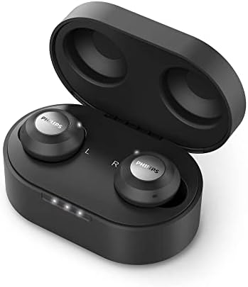 Philips T8505 True Wireless Earbuds – Premium Hybrid Active Noise Canceling (ANC) with Bluetooth 5.0 Connectivity, IPX4 Water-Resistant Design, Voice Assistant Functionality, App-Controlled Customization, and USB/Wireless Charging Case for Ultimate Convenience and Comfort