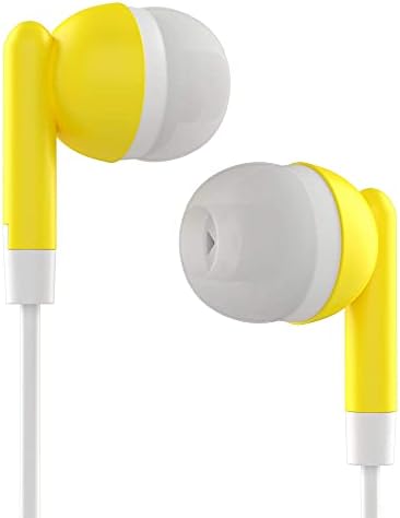 Maeline 100-Pack Bulk Earbuds with 3.5 mm Connector – Multi-Color Stereo Earphones for Schools, Events, and Promotions – Superior Sound Quality and Comfort for Everyday Use