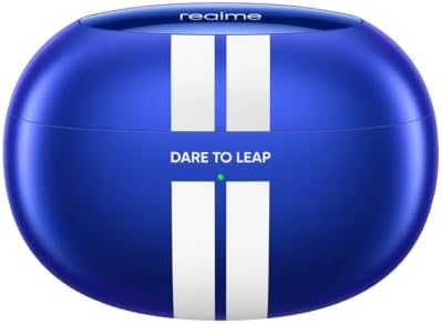 Unleash Superior Sound with realme Buds Air 3 Wireless Earbuds – Advanced Active Noise Cancellation, Enhanced 10 mm Dynamic Bass, and 30 Hours of Continuous Playtime in Striking Lemans Blue – IPX5 Water-Resistant Design for Ultimate Durability and Comfort During Workouts – Effortless Device Compatibility for Professionals and Audio Enthusiasts Seeking Quality and Style