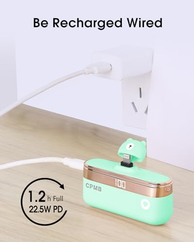 Compact 5,000 m Ah Portable Charger with 22.5 W Fast Charging – Sleek Power Bank with Digital Display for i Phone 16/15, Samsung, LG, Google & More – Ultimate Compatibility for On-the-Go Power Solutions