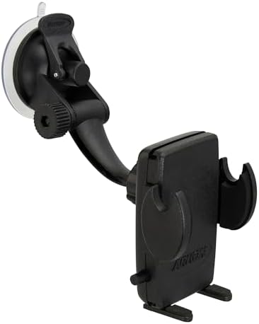 ARKON Universal Windshield and Dash Phone Holder Mount – Secure i Phone X, 8, 7, 6 S, 6 & Galaxy Note Support, 360° Rotation, Enhanced Stability for Safe Driving & Hands-Free Use – Perfect Smartphone Accessory for Navigation & Calls