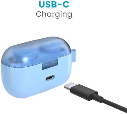 Speck Gemtones Wireless Earbuds – Bluetooth 5.3 Headphones with 28 Hours of Battery Life, USB-C Charging & Custom EQ App for i Phone & Android Users – Stylish White Album Design with Two-Year Warranty for Ultimate Audio Experience