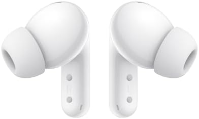 Xiaomi Redmi Buds 5 Wireless Earbuds – Exceptional 46 d B Active Noise Cancellation, 40-Hour Extended Playtime, Cutting-Edge Bluetooth 5.3 Connectivity, Sleek White Aesthetic for Ultimate Comfort and Versatility in Any Environment