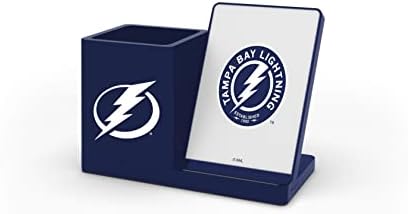 SOAR NHL Wireless Charging Station and Desk Organizer – Premium Qi Fast Charger with Team Logo for Sports Fans, Sleek Accessory Holder for a Tidy Workspace, Perfect for Phones and Essentials