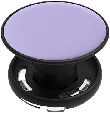 Elevate Your Mobile Experience with the One-Touch Expanding Kickstand Phone Grip in Basic Purple – Innovative Silicone Comfort, Effortless Attachment, Wireless Charging Compatible for Ultimate Stability and Hands-Free Convenience