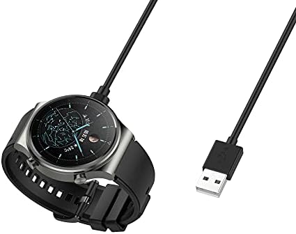 High-Speed USB Charger Cable for Huawei Smartwatches & Buds – 3.3 ft Durable Docking Solution for Huawei Watch 4/4 Pro/3/3 Pro/GT Series – Effortless Charging & Enhanced Compatibility in Sleek Black Design