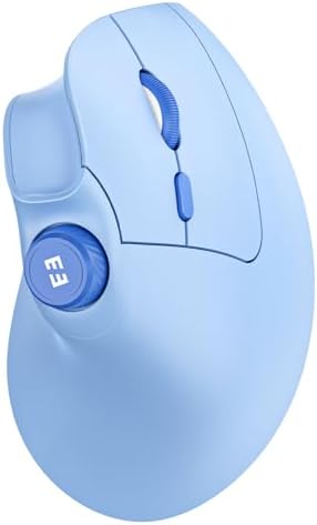 seenda Purple Ergonomic Vertical Wireless Mouse – Rechargeable Dual Bluetooth & USB Connectivity, Multi-Device Compatible with Quiet Clicks & Volume Control Knob for Windows, Mac, PC & Laptop – Comfort & Style Combined