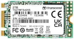 Elevate Your Device Performance with Transcend 250 GB M.2 2242 SATA III SSD – Lightning-Fast 500 MB/s Speeds, Ideal for Ultrabooks, Laptops, and Desktops, Featuring 3 D TLC NAND Flash, LDPC Error Correction, and SLC Cache for Unmatched Reliability and Compatibility