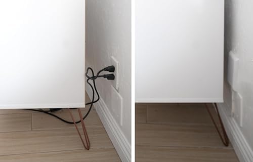 Revolutionize Your Space with the Sleek Socket Ultra-Thin Outlet Concealer & Cord Management Kit – Stylish Flat Extension Cord Power Strip for Clutter-Free Homes, Perfect for Enhancing Aesthetics and Functionality in Any Room