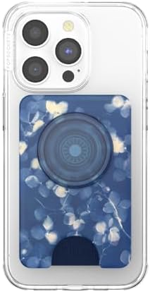 Transform Your Mobile Experience with the Butterfly Pea Blue Pop Sockets Phone Wallet – Stylish Grip, Mag Safe Integration, and Wireless Charging Ready Card Holder for Ultimate Convenience on the Go