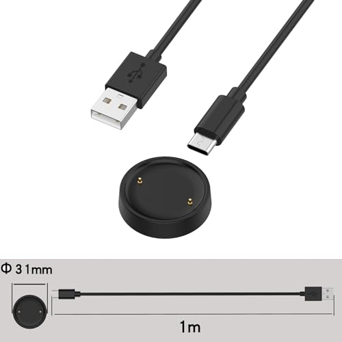 Revolutionary Dual-Pack Amazfit Bip 6 Charger Dock & Eco-Conscious Fast Charging Cable – Effortless Magnetic Integration for Uninterrupted Smartwatch Power Supply Anywhere You Go