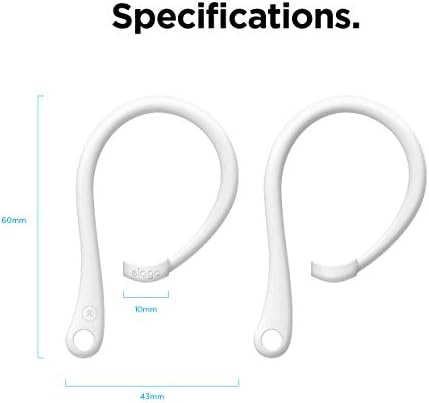 elago Ergonomic Ear Hooks for All Air Pods Models – Jean Indigo – Anti-Slip Design for Secure Fit and Enhanced Comfort – Perfect Earbud Accessories for Music, Calls, and Active Lifestyles – US Patent Registered for Superior Quality and Durability