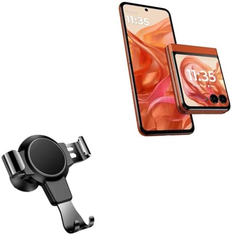 Elevate Your Driving Experience with the Box Wave X-Switch Car Mount for Motorola razr (2024) – Sleek Jet Black Air Vent Holder for Hands-Free Navigation and Enhanced Compatibility
