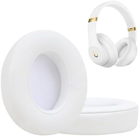 Upgrade Your Audio Experience with Premium Noise-Isolating Memory Foam Ear Pads for Studio 2 & 3 Headphones – Waterproof Protein Leather Cushions in Blue for Unmatched Comfort and Enhanced Sound Quality