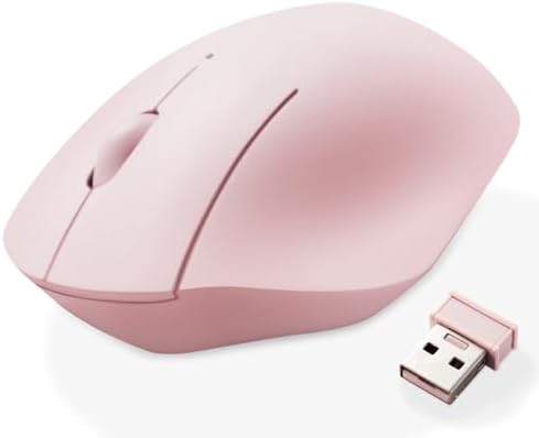 Elevate Your Productivity with the ELECOM Wireless Ergonomic Mouse – Silent Click, 2000 DPI Precision, 20-Month Battery Life, and Stylish White Design for PCs, Macs, and Laptops – Perfect for Home or Office Use
