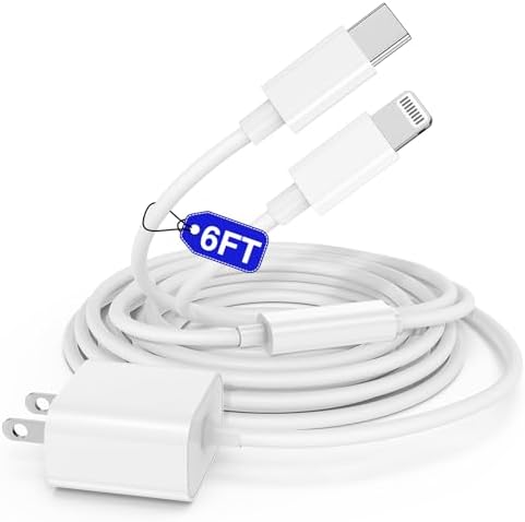 Ultra-Fast 3 FT USB-C to Lightning Charger Cable for i Phone 14, 13, 12, Pro Max & More – Certified High-Speed Charging, Enhanced Durability, and Universal Compatibility for Efficient Power Delivery – Perfect for Home, Office, and Travel Use