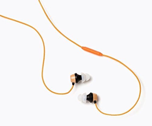 Elevate Your Sound Experience: Symphonized ALN Premium Wood Noise-Isolating In-Ear Headphones with Mic – Lightweight, Durable, and Compatible with All Devices (White)