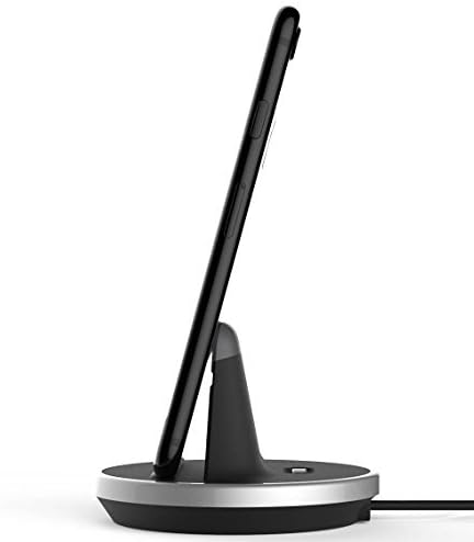 Apple MFi Certified Encased i Phone Charging Stand – Efficient Wired Lightning Dock for i Phone 7/8 Plus, X, XR, XS Max, and 11/12/13/14 Pro Max – Sleek Adjustable Design for Fast Charge and Syncing – Perfect for Home and Office Use