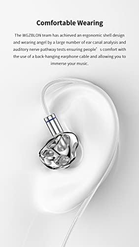 Transform Your Listening Journey with keephifi BLON BL-T3 High Fidelity In-Ear Monitors – Premium 11 mm Copper Clad Diaphragm for Deep Bass and Crystal Clear Vocals, Ergonomically Crafted for All-Day Comfort, Perfectly Suited for Sports, Gaming, and Music Enthusiasts, Enhanced Device Compatibility Featuring Built-in Mic for Effortless Hands-Free Communication – Lightweight Yet Durable Design to Complement Your Active Lifestyle