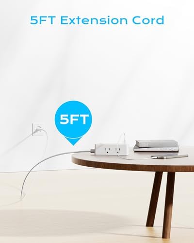 Comprehensive Universal Travel Adapter for Global Journeys – Olcorife 6-Outlet & 3-USB Port Power Solution with 5 ft Extension Cord | EU, UK, US, AUS Compatibility | Enhanced Surge Protection & Multi-Device Charging Convenience