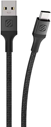 Scosche HDCAB4-SP Heavy-Duty 4-ft USB to Type-C Charging & Sync Cable – Fast, Durable, and Tangle-Free for Seamless Device Compatibility and Optimal Performance