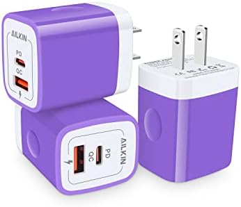 20 W Dual-Port USB-C Wall Charger – Fast Charging Power Adapter for i Phone, Samsung Galaxy, Google Pixel, and More – Compact & Reliable Power Delivery for Simultaneous Device Charging – Essential Tech Accessory for Home & Travel