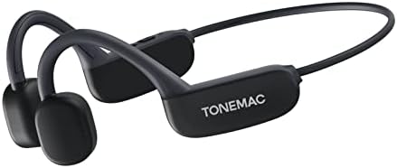 Revolutionize Your Workout with TONEAMC K2 Bone Conduction Headphones – Bluetooth 5.3 Open-Ear Sports Earbuds for Unmatched Comfort and Safety – Sweatproof Design with Built-in Mic for Hands-Free Calls and Ambient Sound Awareness – Perfect for Running, Cycling, and Intense Training Sessions