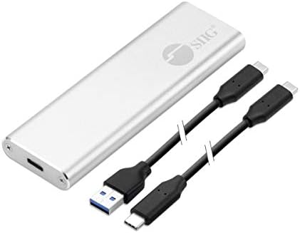 Revolutionize Your Data Storage with the SIIG USB C NVMe SSD Portable Enclosure – Achieve 10 Gbps Transfer Speeds & Seamless Compatibility for Windows/Mac OS with Tool-Free Design for Effortless Setup and Enhanced Mobility