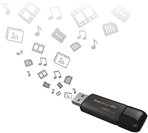 Maximize Your Data Storage with TEAMGROUP C175 128 GB USB Flash Drives – High-Speed Dual Pack for Effortless File Management and Compatibility Across All Devices, Stylish Matte Black Design for Professionals and Creatives, Reliable Performance Up to 100 MB/s, Perfect for Backups and On-the-Go Storage Solutions
