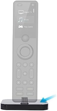 Sofa Baton X1 Universal Remote Charging Dock with 6 FT USB Cable – Fast Charging & Stylish Black Design for Seamless Home Entertainment Integration