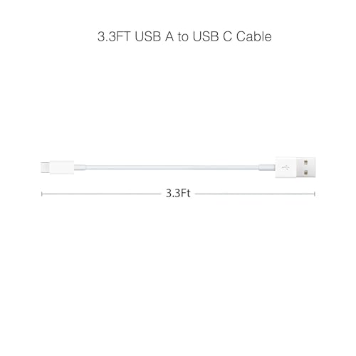 10-Pack YCWZZH USB A to USB C Charging Cables – Fast Charging and Data Transfer for i Phone 15, 16 Pro Max, i Pad Pro 11, Air 5, Mini 6 – 5 ft Durable Car Play Compatible Cords for Home and On-the-Go Connectivity
