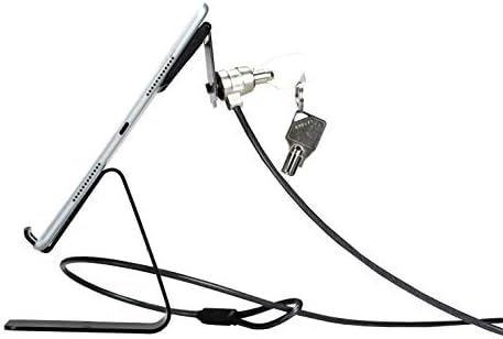 CTA Digital Security Desktop Tablet and Phone Stand – Premium Theft-Deterrent Solution with Scratch-Resistant Base and Compact Metal Plate for Retail and Educational Use – Sleek, User-Friendly Design for Enhanced Interaction and Device Protection