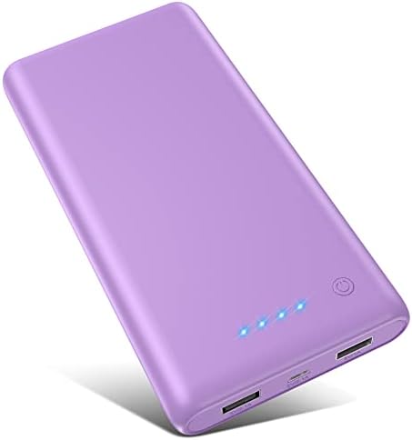 Maximize Your Power On-the-Go: 26800 m Ah Ultra-High Capacity Portable Charger with Dual USB Outputs for High-Speed Charging – Universal Compatibility with i Phone 16/15/14/13/12, Galaxy, Android & More – Lightweight & Safe External Battery Pack for Travel & Daily Use