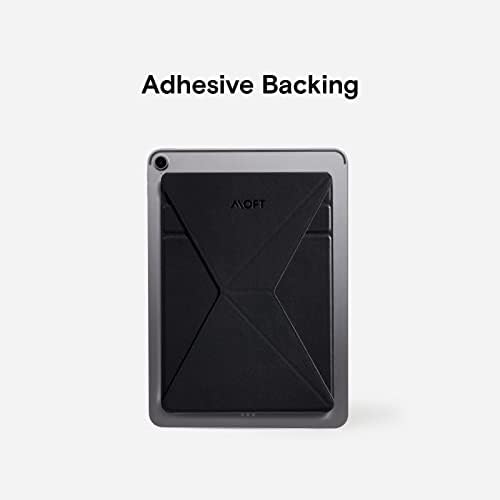 Revolutionize Your Tablet Experience with the MOFT Invisible Adhesive Slim Stand – Adjustable Support for Tablets Up to 12.9” in Space Gray – Perfect Blend of Portability, Style, and Functionality for Seamless On-the-Go Use