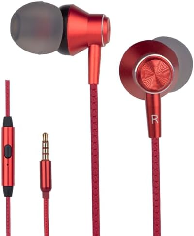 Elevate Your Audio Experience with Xuan Gui High-Fidelity Wired Earbuds – Ultra-Light In-Ear Headphones Featuring Microphone for Seamless Calls, Tangle-Free Design, and Universal 3.5 mm Compatibility – Ideal for Music Lovers and On-the-Go Professionals