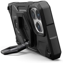 URBAN ARMOR GEAR UAG Magnetic Phone Ring Stand | Sleek Black Design for i Phone 16/15 & Galaxy S25/S24 | Mag Safe-Compatible 360° Adjustable Kickstand | Enhanced Security with Removable Metal Grip | Ultimate Convenience for Hands-Free Use and Stylish Protection