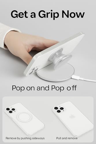 Charming 3 D Bear Magnetic Phone Grip – Anti-Slip Collapsible Holder for Secure Smartphone Handling – Cute, Portable Finger Holder Enhancing Comfort & Functionality for Tablets and Cellphones (BG2-Phone Grip-Pink)