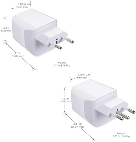 Compact Dual USB Travel Adapter for Effortless Charging in Australia, New Zealand, and China – Essential Type I Plug for Phones, Tablets, and Cameras – Quick Charge Capability with Universal Compatibility for Hassle-Free Global Adventures