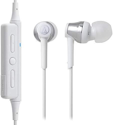 Audio-Technica ATH-CKR35 BTBK Bluetooth Wireless In-Ear Headphones – Premium Sound Isolation with In-Line Mic & Control, Ergonomic Comfort for Music & Calls, Versatile Compatibility, Sleek Black Design, Perfect for Active Lifestyles and Daily Use