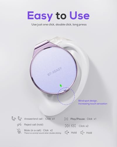 Revolutionary Open-Ear Bluetooth 5.4 Sports Earbuds – 52 Hours of Extended Playtime, Sweatproof Durability, Dual Device Connectivity, and Rapid USB-C Charging for Optimal Athletic Performance – Stay Alert and Energized on Every Run!