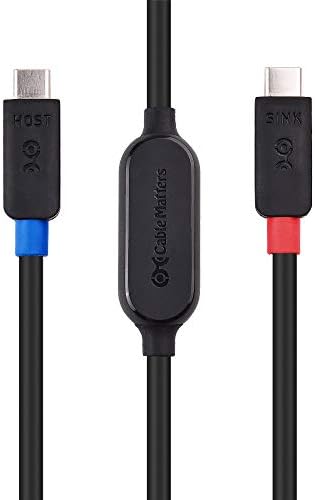 Experience Unmatched Connectivity with Cable Matters 10 ft Active USB C Cable – 10 Gbps Data Transfer, 4 K@60 Hz Video Support, and 60 W Charging for Apple Vision Pro and Meta Quest 3 – Ultimate VR Accessory for High-Performance Streaming and Gaming – Durable Unidirectional Design for Enhanced Stability and Speed