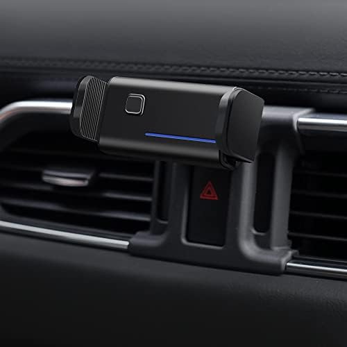 Mazda CX-5 2017-2025 Compatible BEERTE Adjustable Phone Holder – Carbon Fiber Gravity Mount for Secure Smartphone Positioning – Universal Fit for All Devices – Effortless Installation and Enhanced Driving Safety