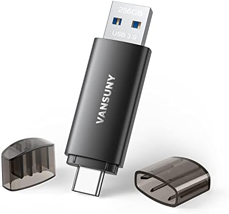Vansuny 128 GB Type C Flash Drive – Versatile 2-in-1 OTG USB 3.0 & Type C Memory Stick for Effortless File Transfer Across Android, Mac, Tablets & PCs – Compact Dual Thumb Drive with Keychain for On-the-Go Convenience and High-Speed Data Access