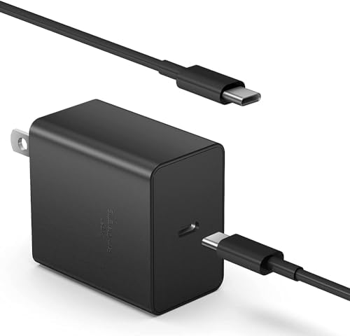 Power Up Your Samsung Galaxy: 45 W USB-C Super Fast Charger with 6 FT Type-C Cable – Ultimate Compatibility for Galaxy S23 Ultra, S23, S23+, S22 – Compact, Travel-Ready Design with Advanced Safety Features for Optimal Charging Efficiency and Performance