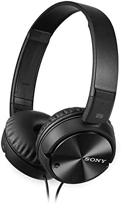 Experience Unmatched Audio with Sony MDRZX110 NC Noise-Canceling On-Ear Headphones – 80 Hours of Battery Life, Featherlight Comfort, and Immersive Sound Quality for Music Aficionados and Jetsetters